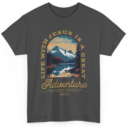 Christian Life With Jesus Is Great Adventure Bible Religious Classic Unisex T-Shirt