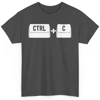 Ctrl C Copy Matching Family Software Engineer Programmer Classic Unisex T-Shirt