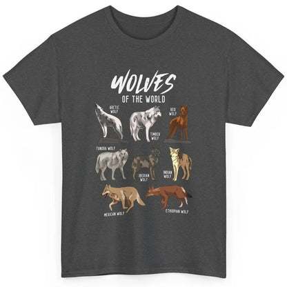 Wolves Of The World Wild Animal Moon Hunter Wolf Hunting Classic Unisex T-Shirt