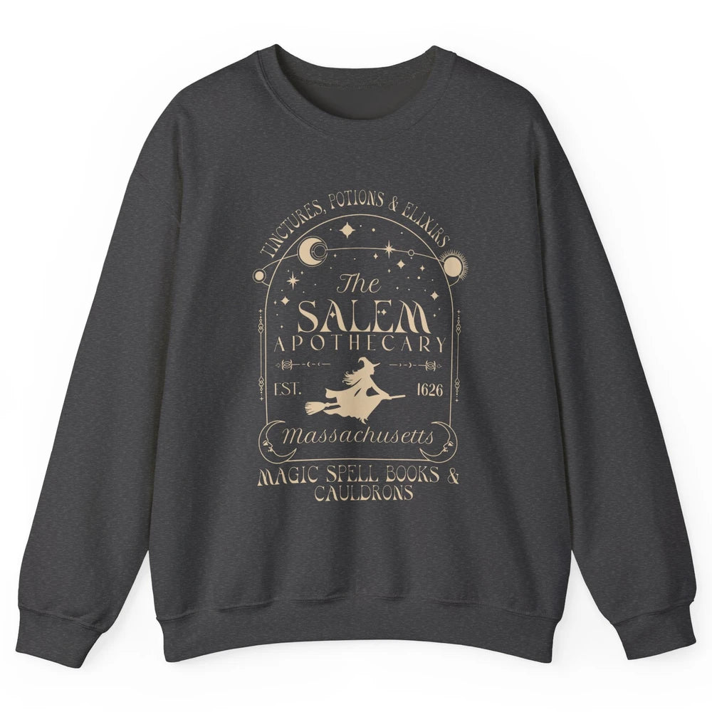 Retro Salem Apothecary Since 1626 Halloween Salem Witches Unisex Crewneck Sweatshirt