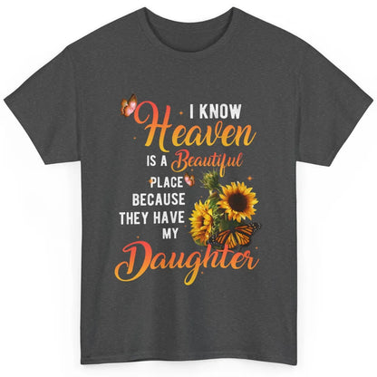 Daughter My Guardian Angel In Heaven Memorial Day Butterfly Classic Unisex T-Shirt