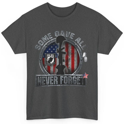 Retro US Veteran Some Gave All Never Forget Memorial Day Classic Unisex T-Shirt