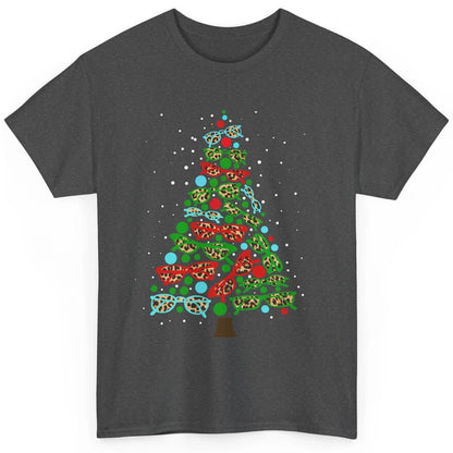 Funny Optometrist Sunglasses Christmas Tree Optician Leopard Classic Unisex T-Shirt