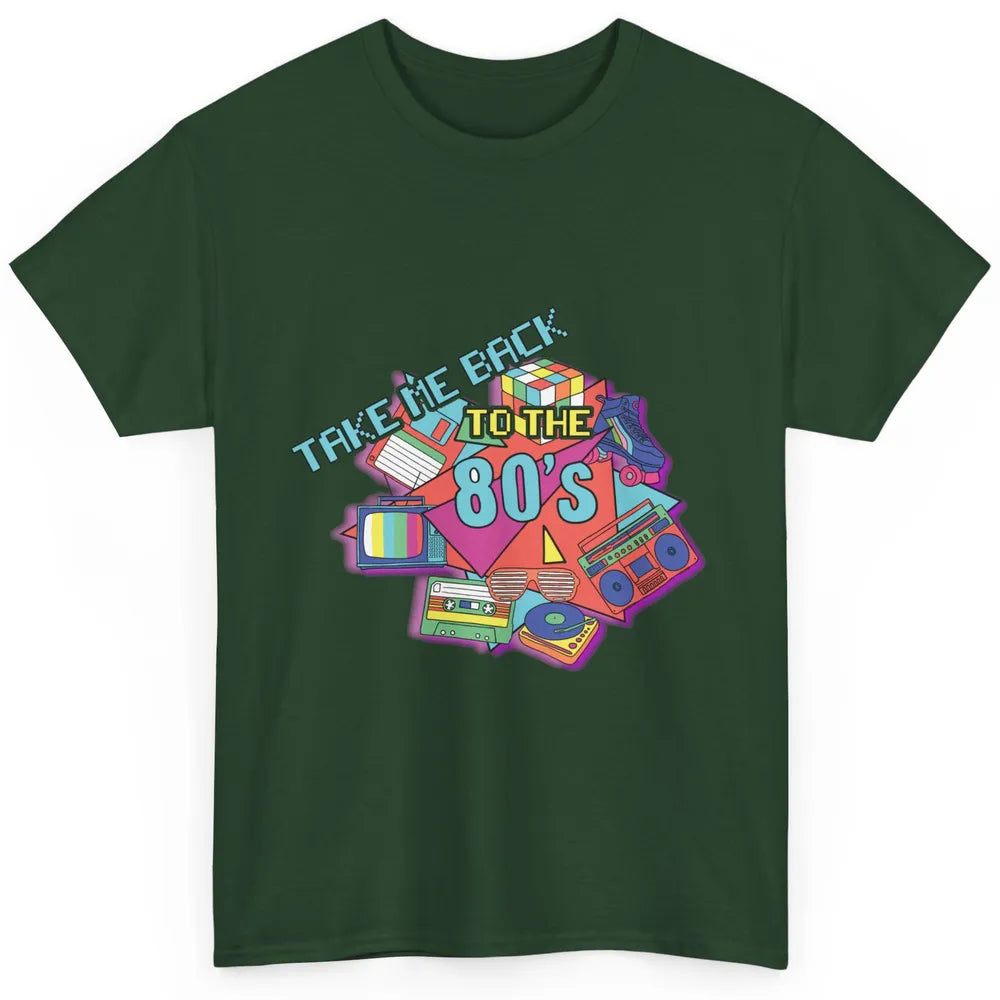 Take Me Back To The 80s Vintage 1980s Born Birthday Party Classic Unisex T-Shirt