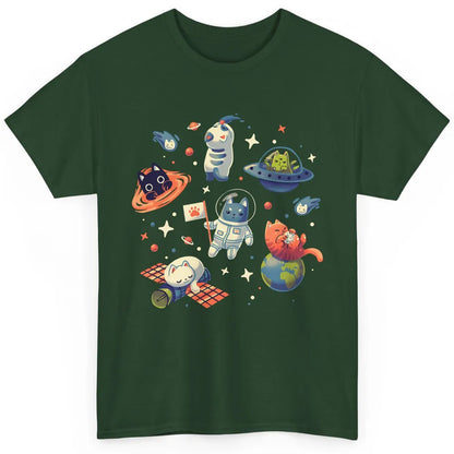 Funny Catronaut Cat Astronaut Deep In Space Cosmic Astrocat Classic Unisex T-Shirt