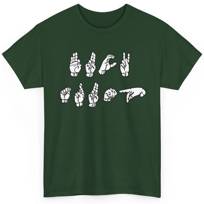 Anti Trump FCK Sign Language Sucks Vote Democrat Biden Classic Unisex T-Shirt