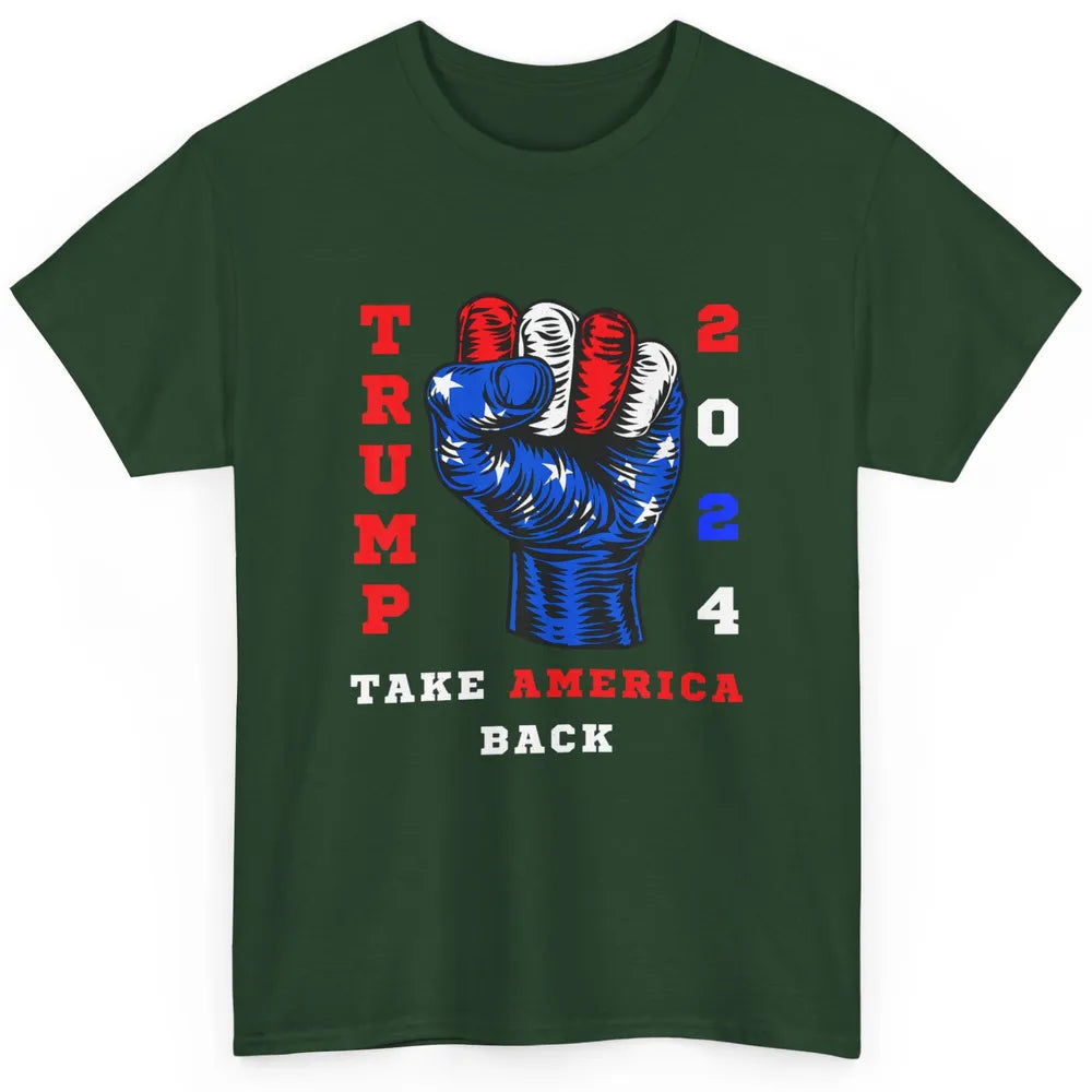 Take America Back 2024 Funny Vote Trump Republicans Vote Classic Unisex T-Shirt