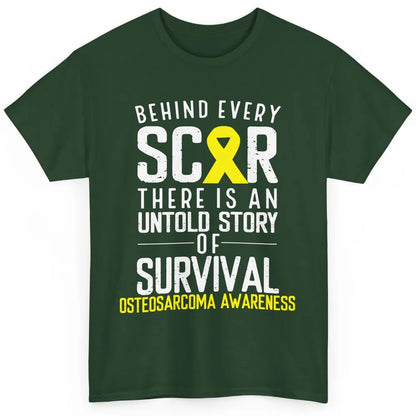 Every Scar Survivor Fight Bone Osteosarcoma Cancer Awareness Classic Unisex T-Shirt