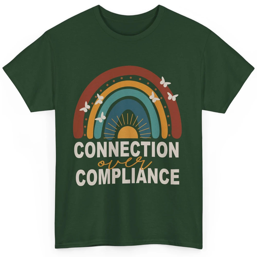 Dyslexia Rainbow Connection Over Compliance Sped Teacher ABA Classic Unisex T-Shirt