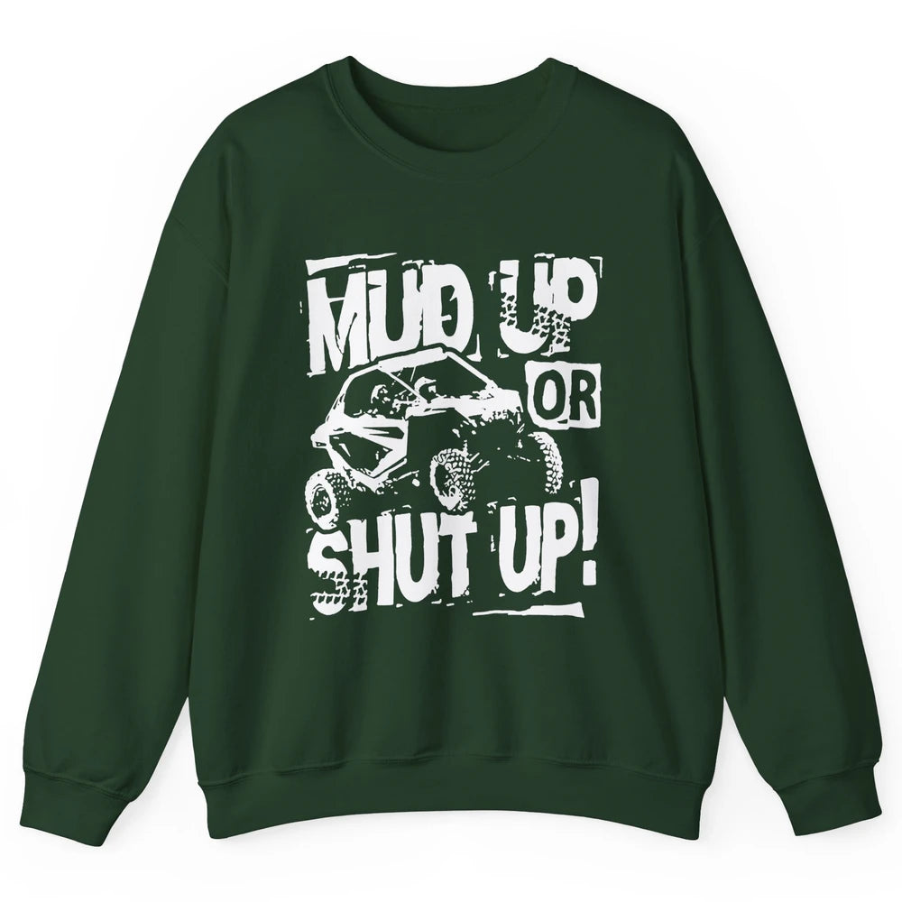 Retro UTV SXS Rider Mud Up ATV Offroad Riding SXS Life Gift Unisex Crewneck Sweatshirt