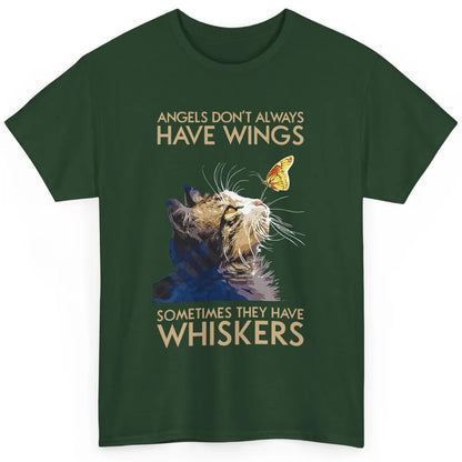 Angels Don't Always Have Wings Sometimes They Have Whiskers Classic Unisex T-Shirt