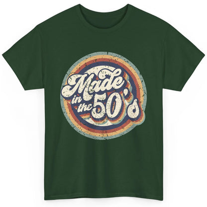 Retro Vintage Made In The 50's 1950s Born Birthday Day Gift Classic Unisex T-Shirt