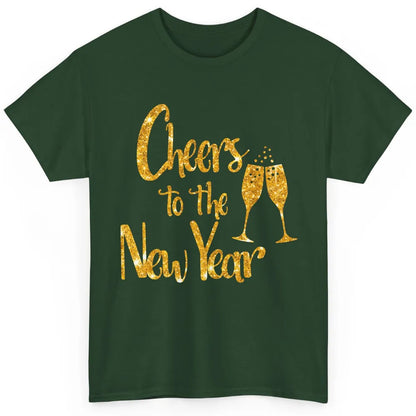 Cheers To The New Year Wine Drinking New Year Celebration Classic Unisex T-Shirt