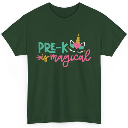 Unicorn Pre-K is Magical Preschool Squad Teacher Student Classic Unisex T-Shirt