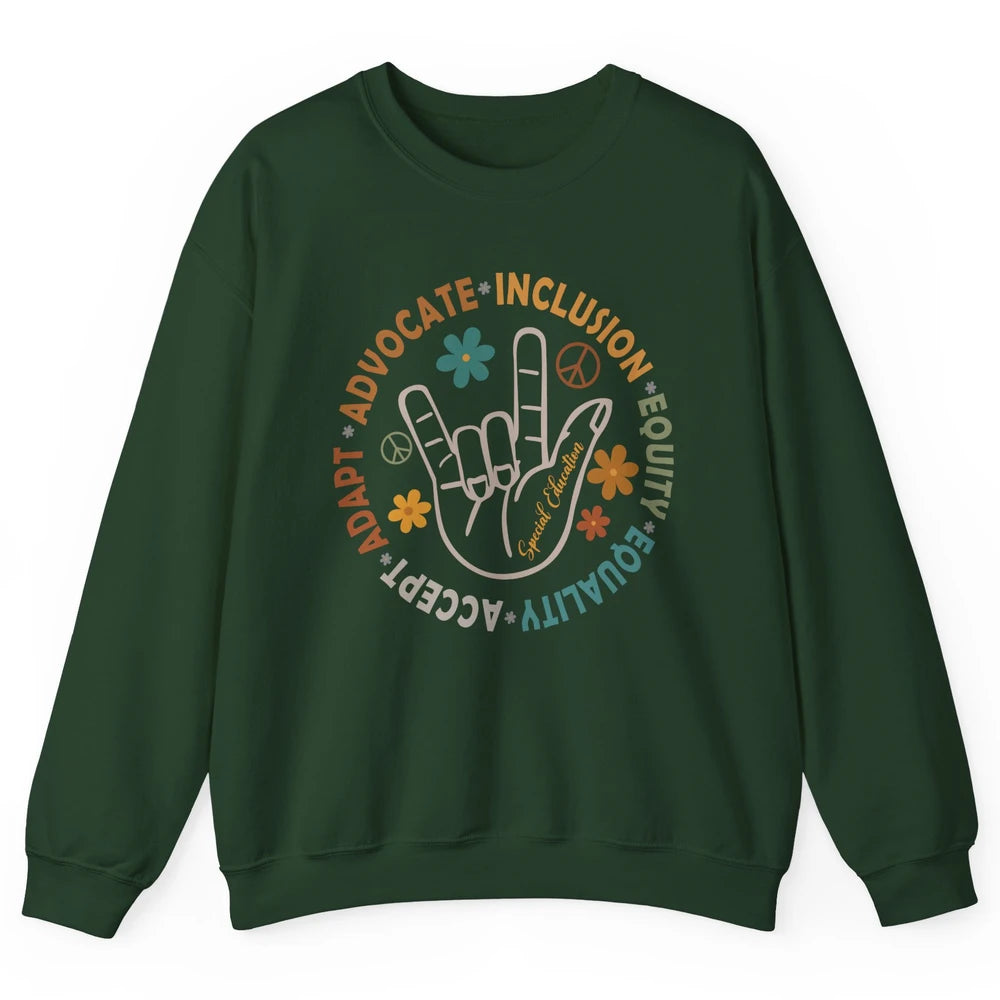 Special Education Teacher Aba Inclusion Sped Teacher Gift Unisex Crewneck Sweatshirt