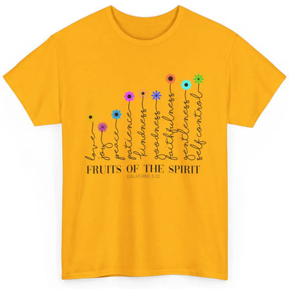 Flower Christian Fruits Of The Spirit Bible Verse Religious Classic Unisex T-Shirt