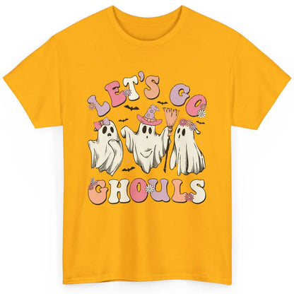 Cute Ghost Let's Go Ghouls Halloween Costume Kid Gift Classic Unisex T-Shirt