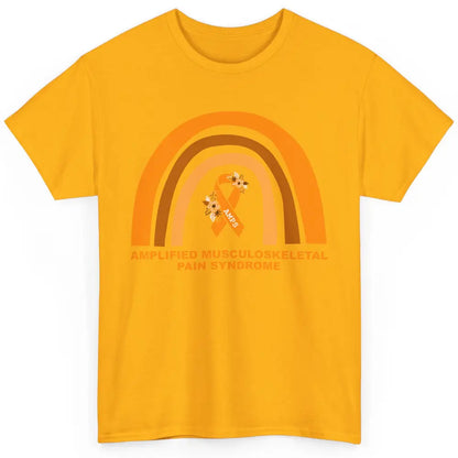 Amplified Musculoskeletal Pain Syndrome AMPS Orange Rainbow Classic Unisex T-Shirt