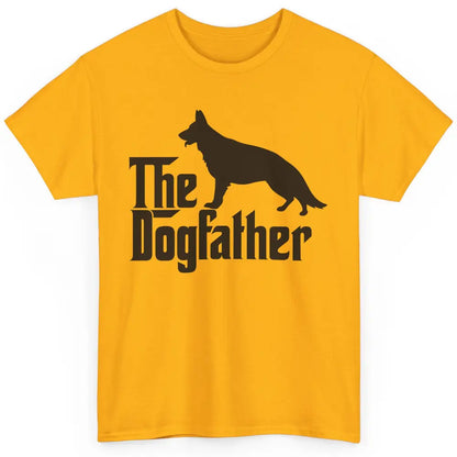 The Dogfather German Shepherd Funny Dog Dad Father Day Classic Unisex T-Shirt