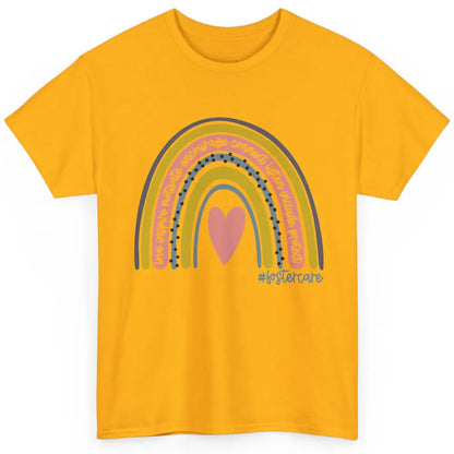 Foster Care Parents Support Rainbow Adoption Love Inspire Classic Unisex T-Shirt