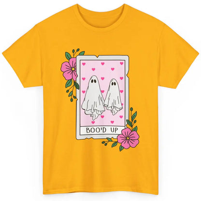 Floral Bood Up Tarot Card Valentines Day Spooky Ghost Couple Classic Unisex T-Shirt