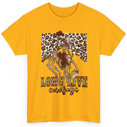 Cowboy Killer Long Live Cowboy Skeleton Leopard Western Classic Unisex T-Shirt