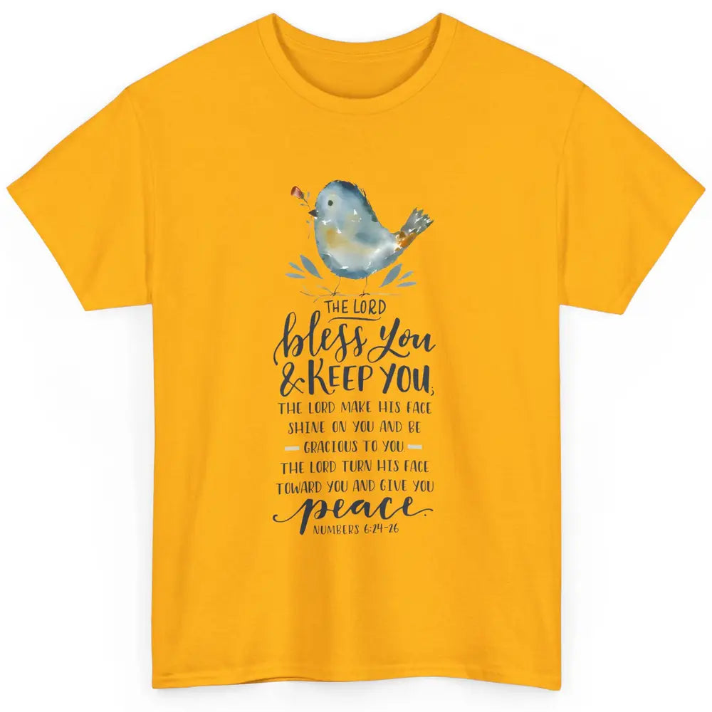 Christian The Lord Bless You Keep You Bible Verse Religious Classic Unisex T-Shirt