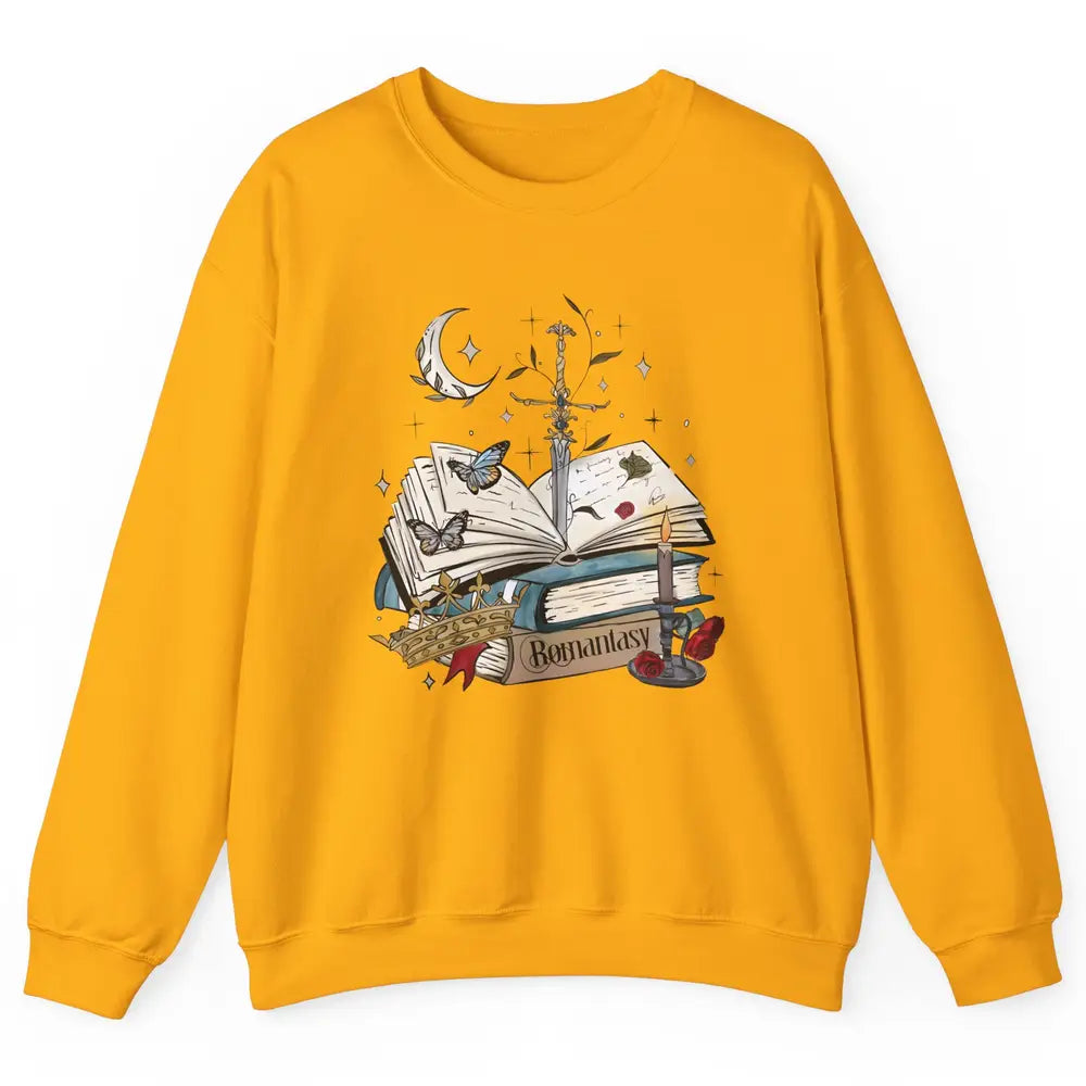 Bookish Romance Reader Librarian Literature Gothic Bookworm Unisex Crewneck Sweatshirt