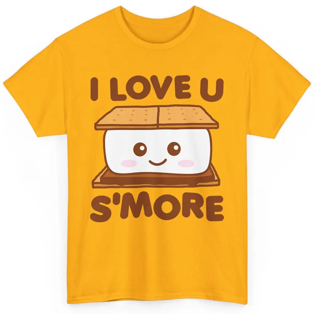 Funny Camping I Love You Smore Pun Camper Campfire Retro Classic Unisex T-Shirt