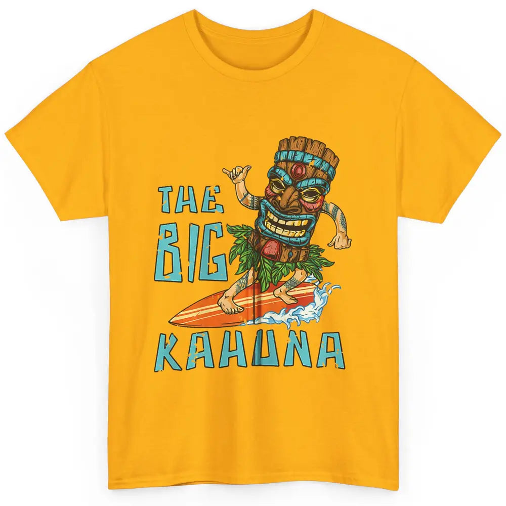 Tiki Big Kahuna Surfer Tropical Hawaii Aloha Paradise Beach Classic Unisex T-Shirt