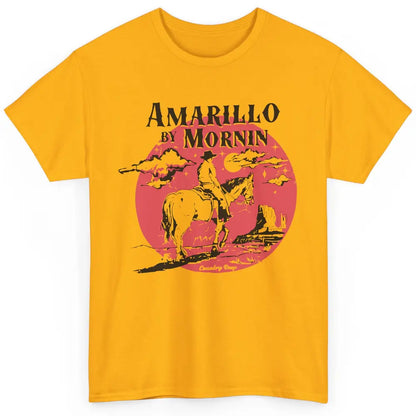 Vintage Cowboy Amarillo By Morning Desert Western Country Classic Unisex T-Shirt