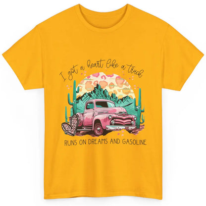 Western Sunset Cowgirl I Got Heart Like Truck Rodeo Cactus Classic Unisex T-Shirt