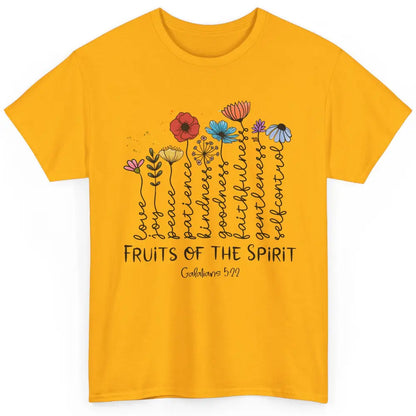 Flower Christian Fruits Of The Spirit Bible Verse Religious Classic Unisex T-Shirt