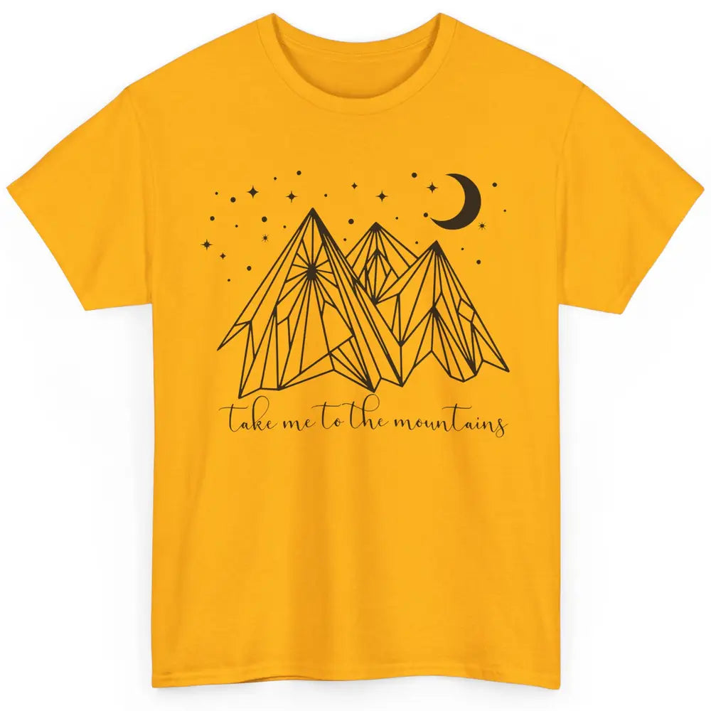 Take Me to the Mountains Boho Hiking Camping Outdoor Gift Classic Unisex T-Shirt