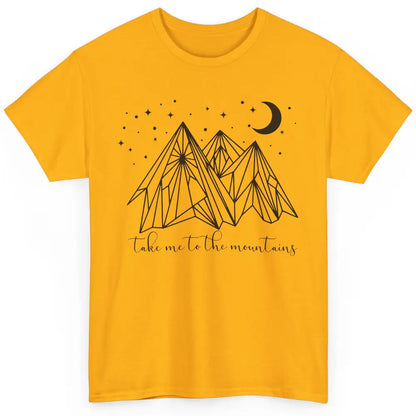 Take Me to the Mountains Boho Hiking Camping Outdoor Gift Classic Unisex T-Shirt