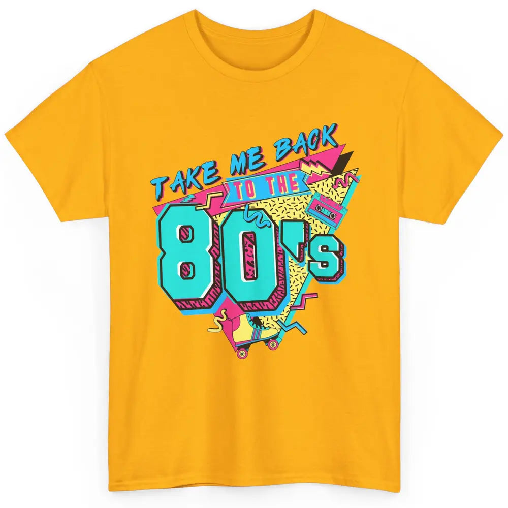 Vintage Take Me Back To The 80s Cassette Retro Rainbow Child Classic Unisex T-Shirt