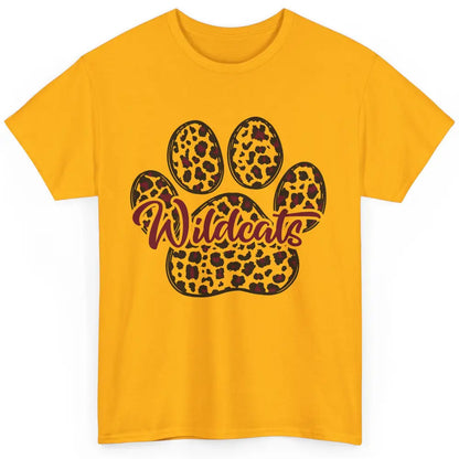 Wildcats Spirit Cat Paw Leopard Western Cat Mom Cat Lovers Classic Unisex T-Shirt