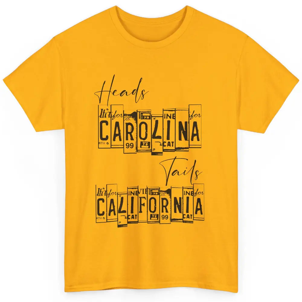 Vintage Heads Carolina Tail California Western Country Music Classic Unisex T-Shirt