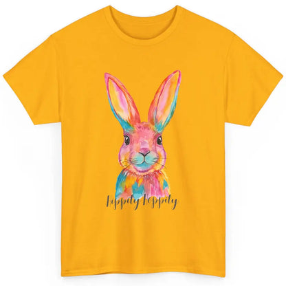 Watercolor Hippity Hoppity Bunny Dance Easter Rabbit Hip Hop Classic Unisex T-Shirt