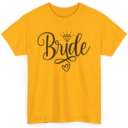 Bride To Be Wedding Ring Future Mrs. Engagement Bachelorette Classic Unisex T-Shirt