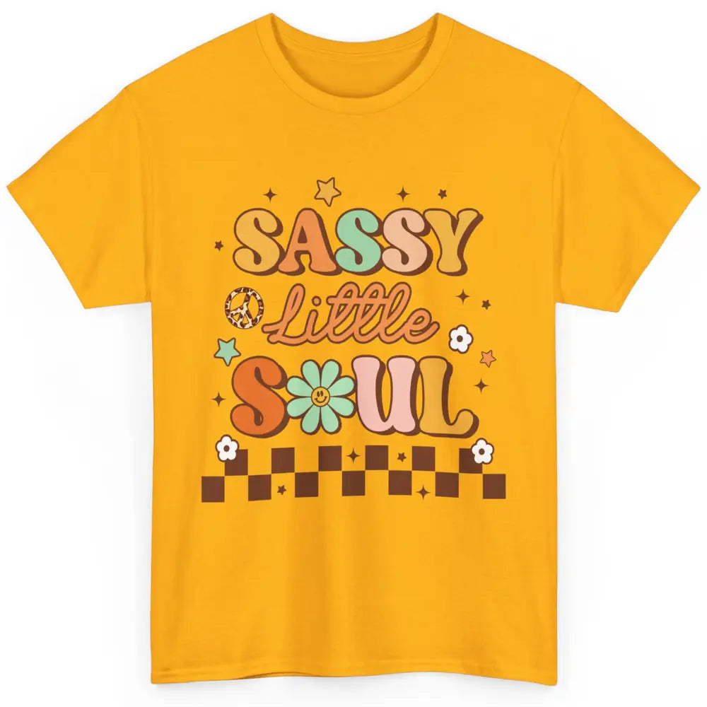 Sassy Little Soul Retro 60s Groovy Hippie Daisy Peace Boho Classic Unisex T-Shirt