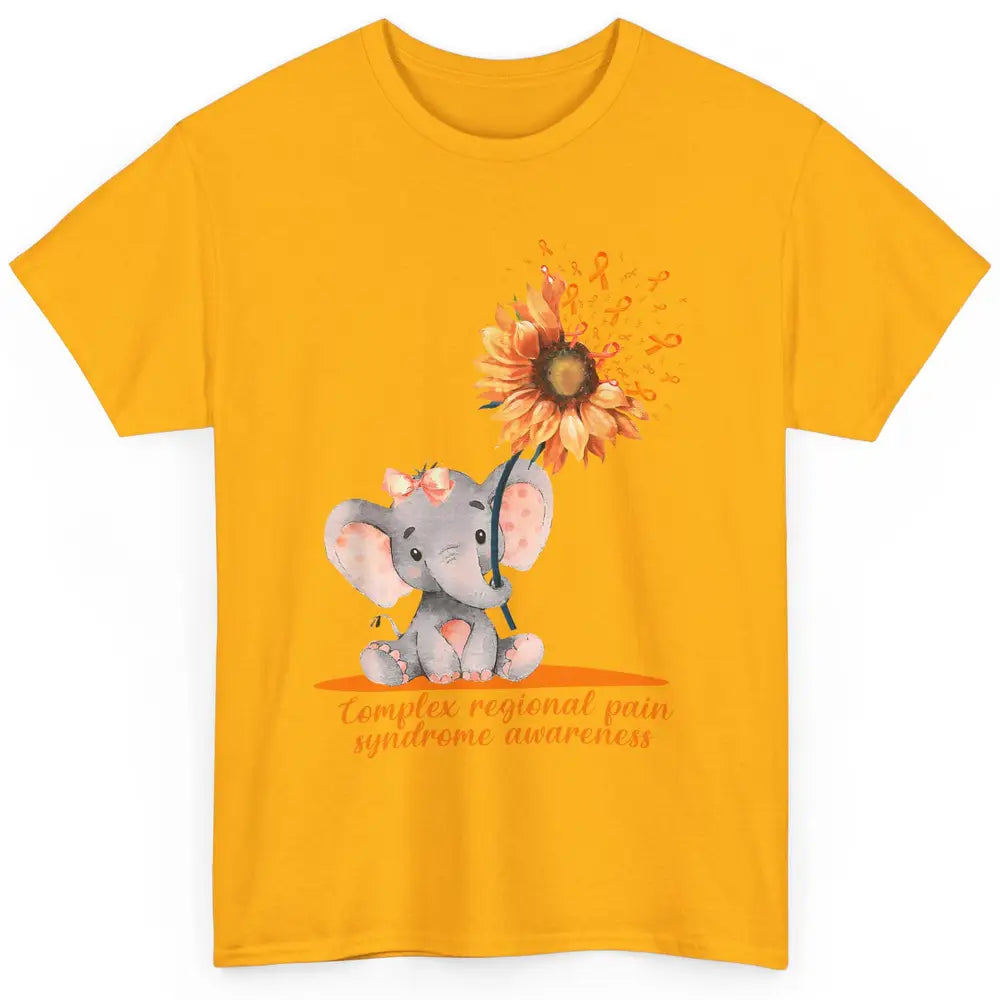 Complex Regional Pain Syndrome Sunflower Baby Elephant CRPS Classic Unisex T-Shirt