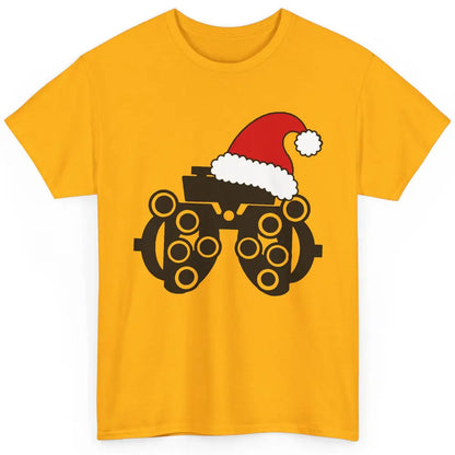 Funny Phoropter Santa Hat Optometrist Optician Christmas Classic Unisex T-Shirt