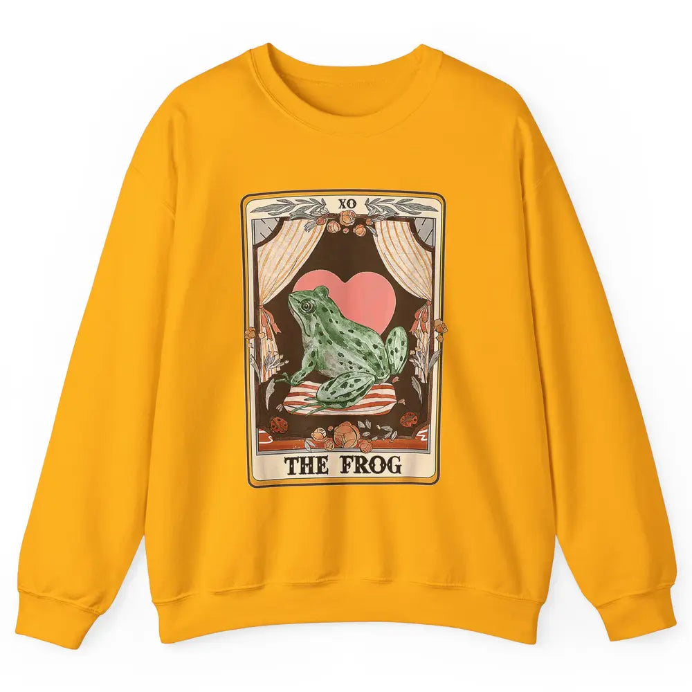 The Ginger Tarot Card Ginger Tabby Cat Ginger Cat Halloween Unisex Crewneck Sweatshirt