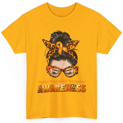 Amplified Musculoskeletal Pain Syndrome Orange Messy Bun Classic Unisex T-Shirt