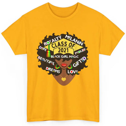 Class Of 2021 Black Educated High School College Graduation Classic Unisex T-Shirt