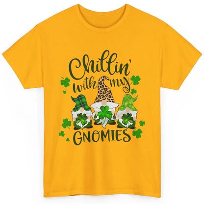 Chillin' With My Gnomes St Patrick’s Day Irish Gnomes Lucky Classic Unisex T-Shirt