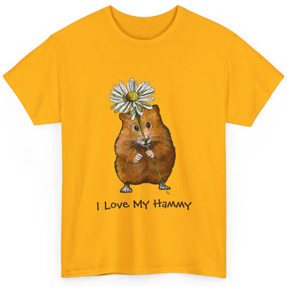 Cute Love Hammy Daisy Hamster Aesthetic Farm Animal Positive Classic Unisex T-Shirt