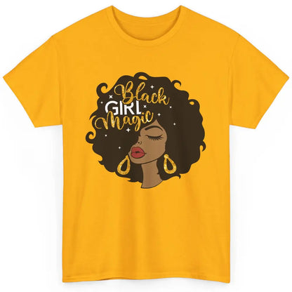 Black Girl Magic Afro Girls Melanin Black Woman Black Queen Classic Unisex T-Shirt