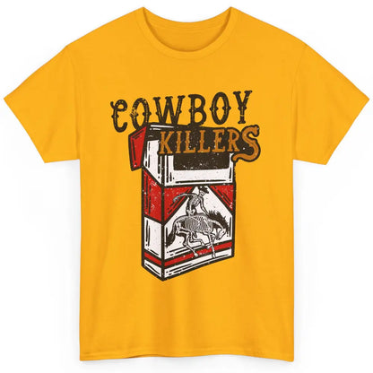 Cowboy Killers Skeleton Horse Skull Cigarette Texas Retro Classic Unisex T-Shirt